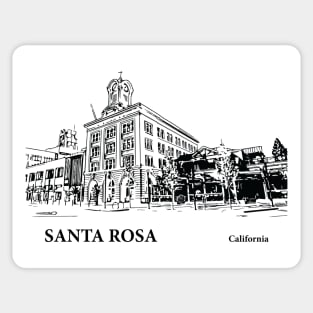 Santa Rosa - California Sticker